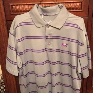 Men’s medium under armour golf shirt